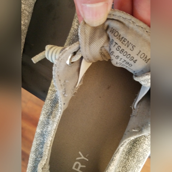 Sperry Women's  Top Sider  Gray White  Size 10 - Picture 11 of 15